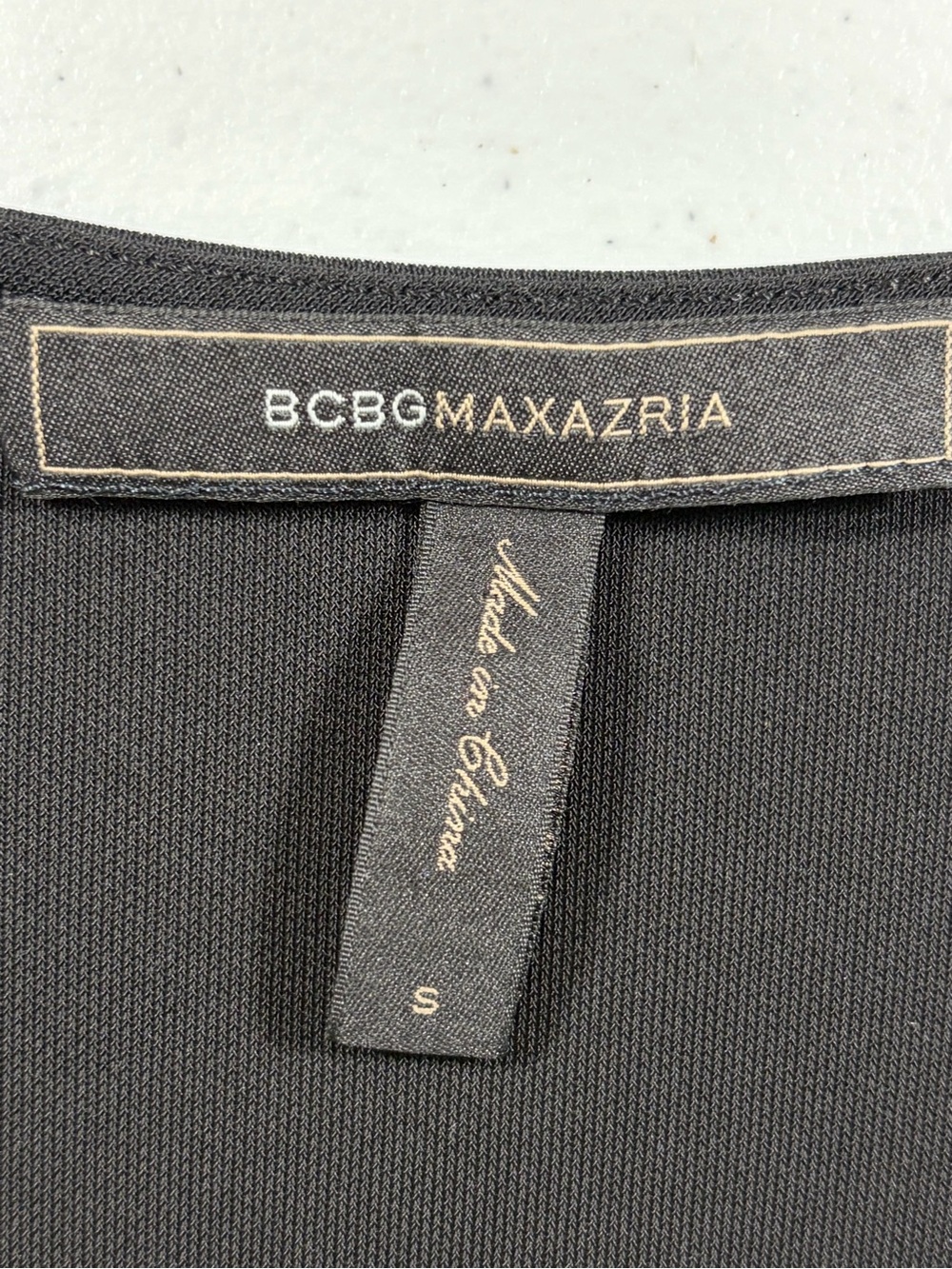 BCBGMaxAzria Dalton Black Ruched Zip-Front V-Neck Mini Dress (S) - Picture 4 of 8